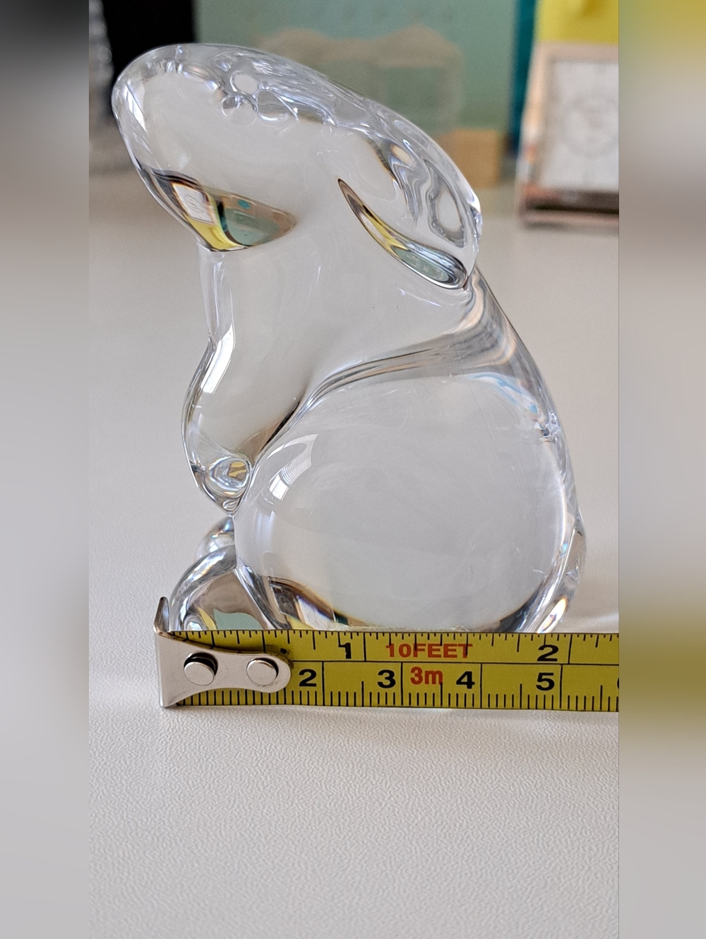 Baccarat France Crystal Rabbit Paperweight - Picture 7 of 10